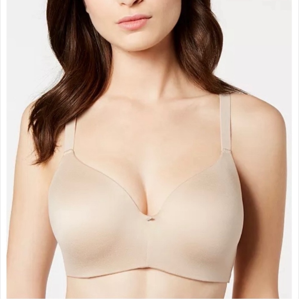 Bali Women Seriously Smoothing Bra Style 6560 Nude Convertible 42DD Underwire‎